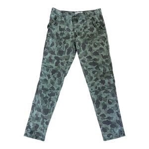 Lucky Brand Women's Size 2 26 The Cargo Army Green Camo Pants
